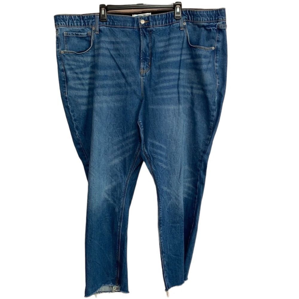 Old Navy power straight high rise jeans plus size 28 long